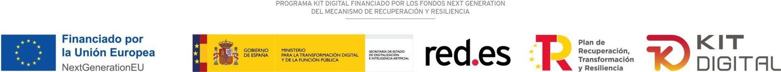 Financiado por el Kit Digital - Plan de Recuperación, Transformación y Resiliencia - Unión Europea NextGenerationEU